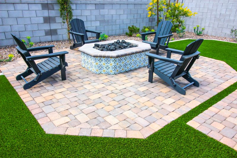 Outdoor Paver Fire Pits